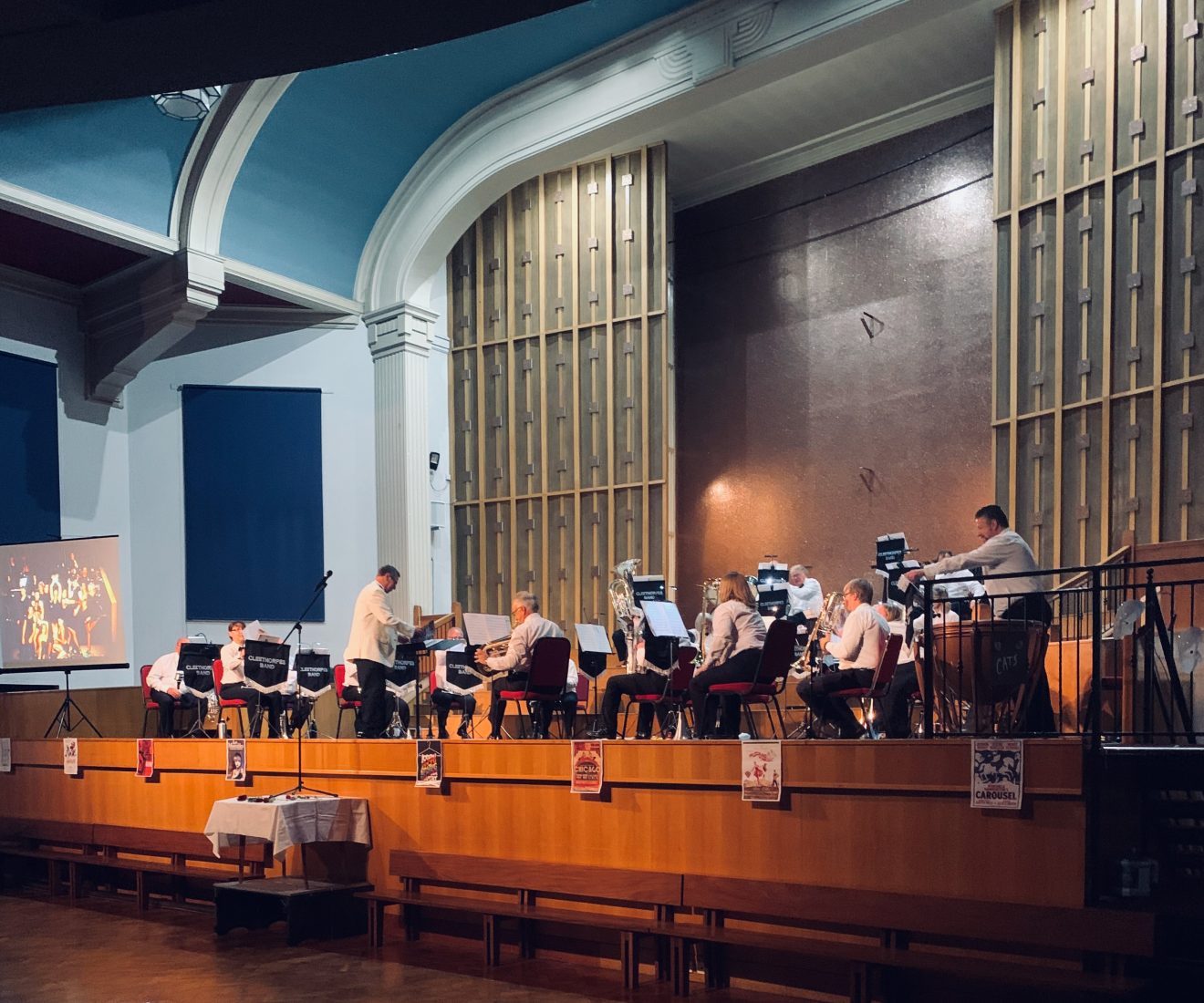 Cleethorpes Band open the return of music and theatre to the Grimsby Central Hall