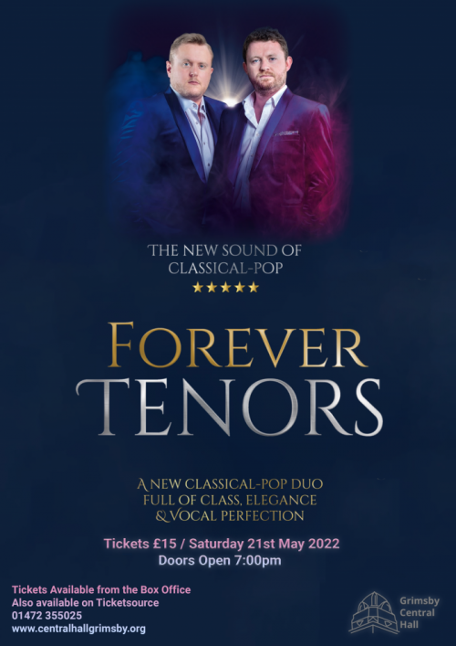 Forever Tenors Live at Central Hall Grimsby